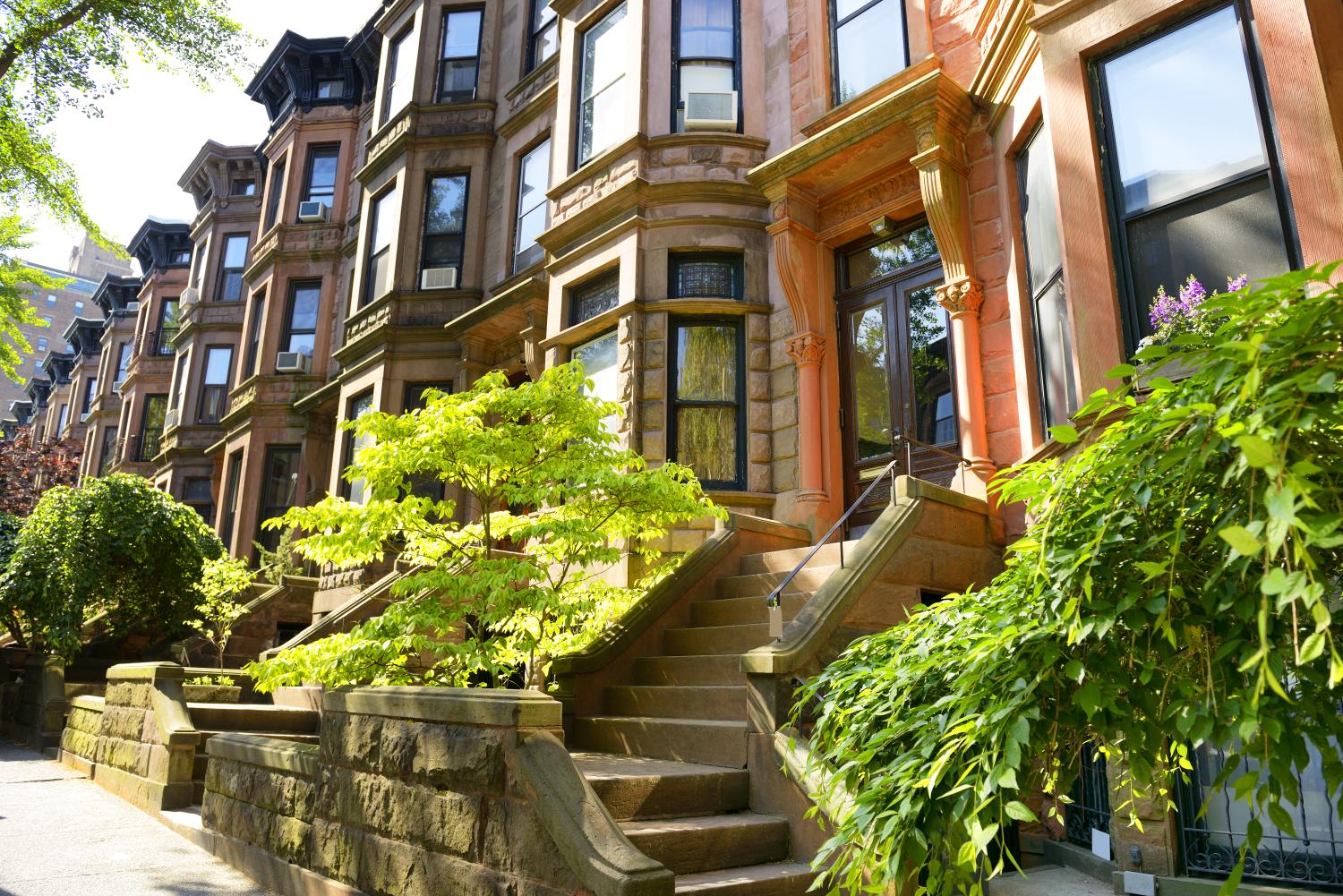 New York City brownstones