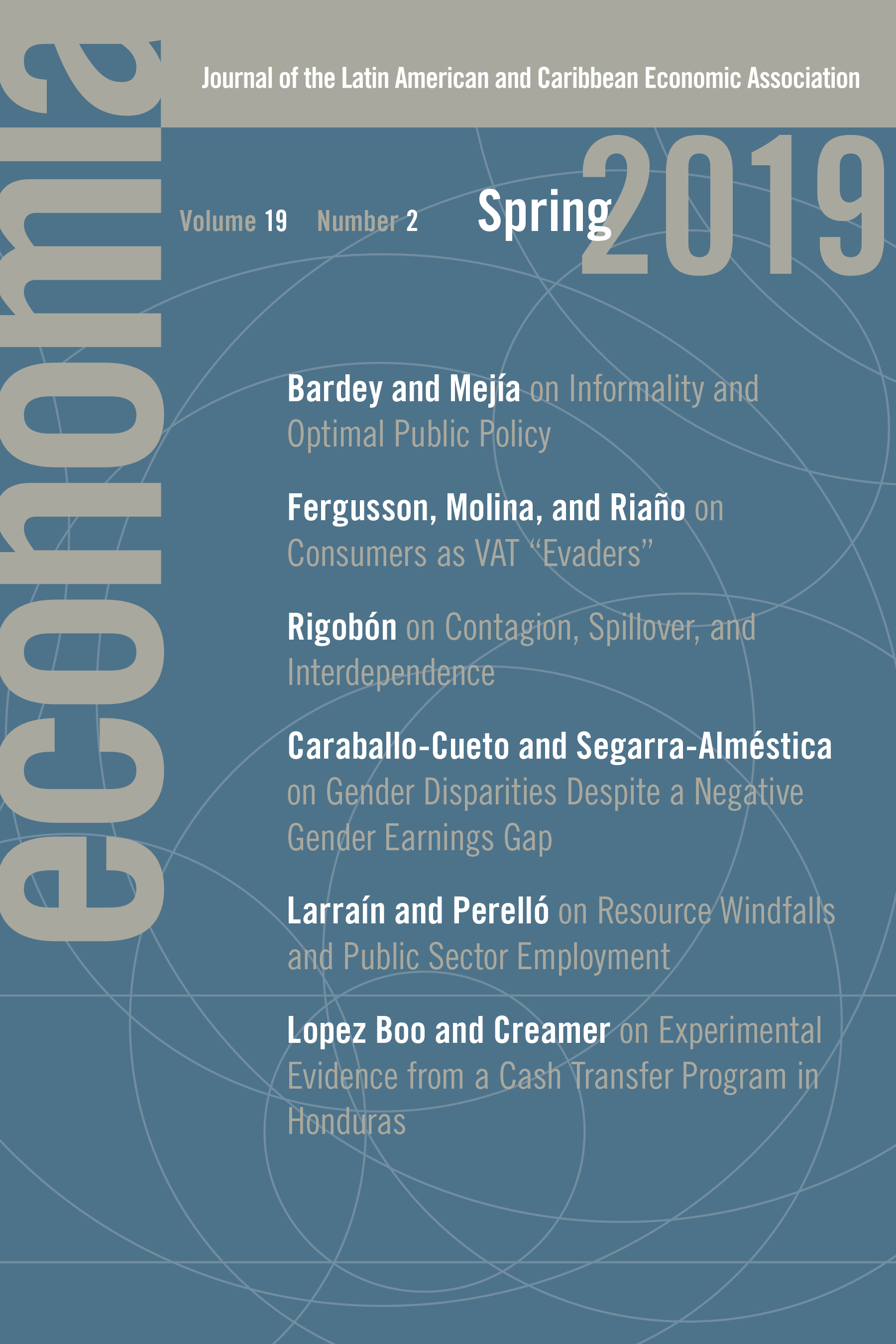 Cvr: Economia Spring 2019