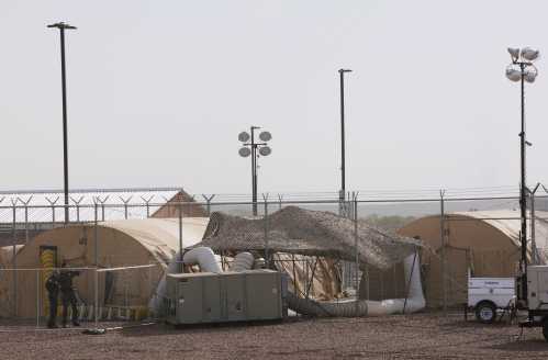 A general view shows the U.S. Customs and Border Protection's Border Patrol station facilities in Clint, Texas, U.S., June 25, 2019. REUTERS/Jose Luis Gonzalez - RC1A2B8E7790