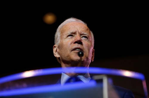 Democratic presidential candidate and former Vice President Joe Biden speaks at the SC Democratic Convention in Columbia, South Carolina, U.S., June 22, 2019.  REUTERS/Randall Hill - RC161999ACC0