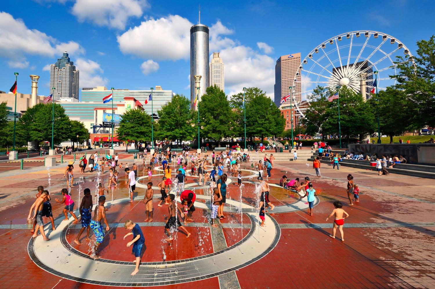 Kids playing in Atlanta, Ga.