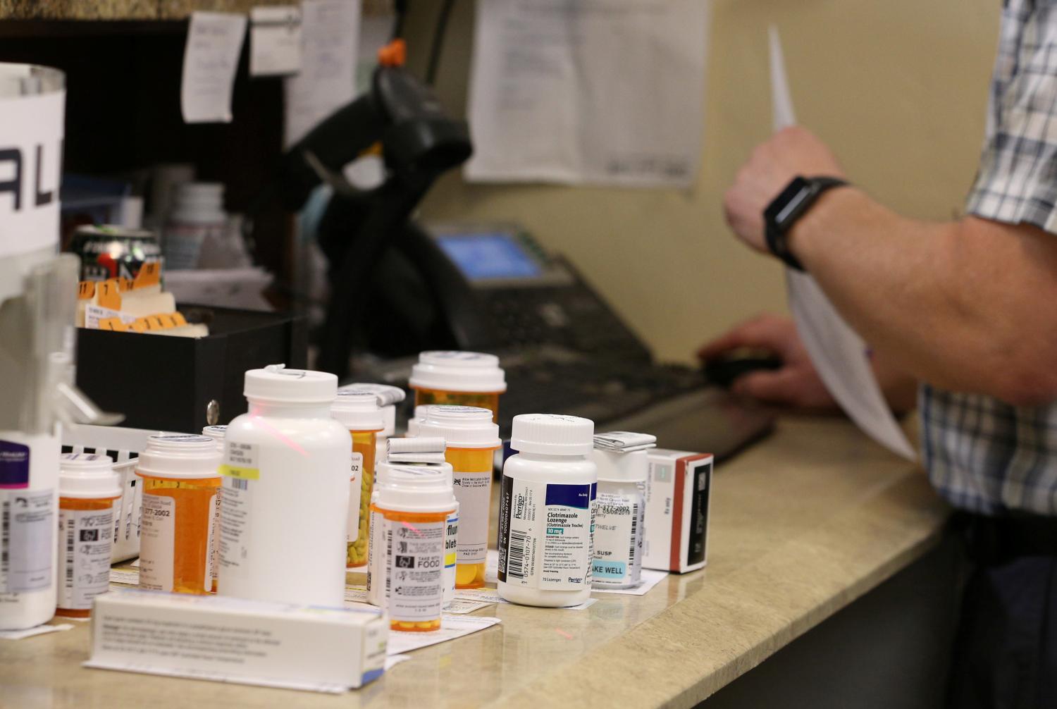 Prescriptions are filled at the Rock Canyon pharmacy in Provo, Utah, U.S., May 9, 2019.  REUTERS/George Frey - RC1F67D98900