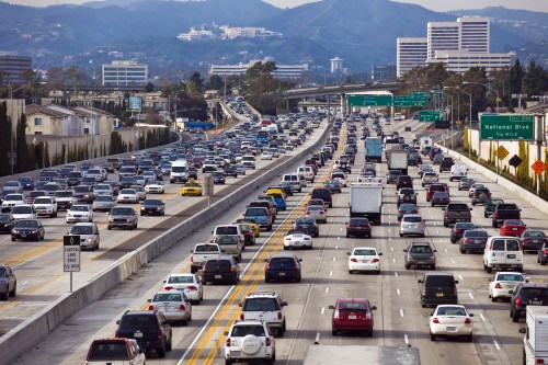 Traffic jam in LA