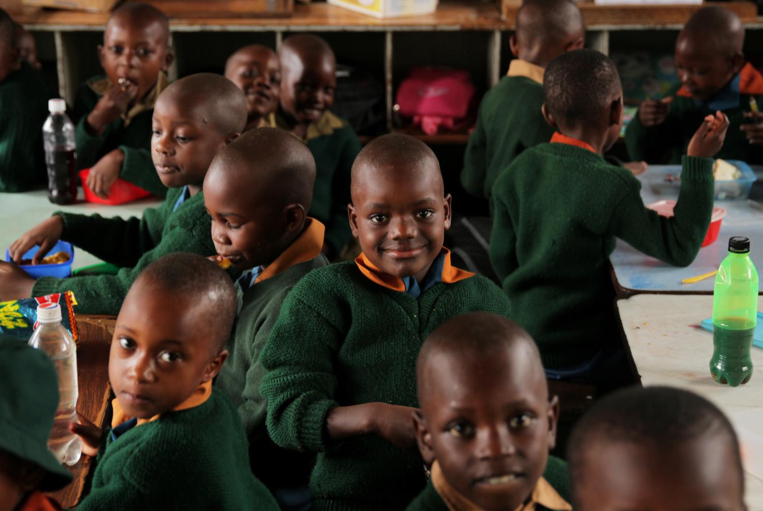 Pupils sit in a classroom at a government school in the capital city of Harare, Zimbabwe February 5, 2019, REUTERS/Philimon Bulawayo - RC111D6F3550