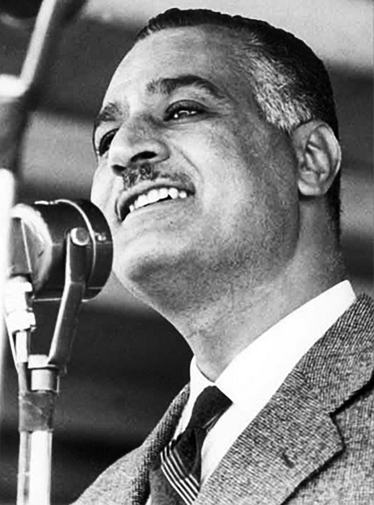 Egyptian President Gamal Abdel Nasser