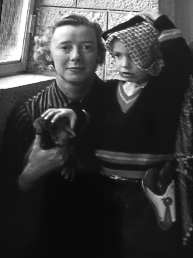 Bruce Riedel and his mother in Beirut, Lebanon in 1958.