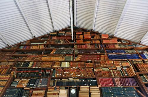 Volumes of observation records are seen inside the library at the Kodaikanal Solar Observatory, India, February 3, 2017. REUTERS/Danish Siddiqui          SEARCH "SUN GAZING" FOR THIS STORY. SEARCH "WIDER IMAGE" FOR ALL STORIES. - RC17A082F020