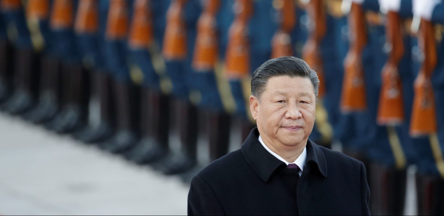 Chinese President Xi Jinping attends a welcoming ceremony at the Great Hall of the People in Beijing, China.