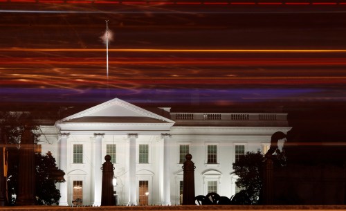 A view of the White House by night in Washington, U.S., November 16, 2019. REUTERS/Yara Nardi - RC2OCD9APFV7