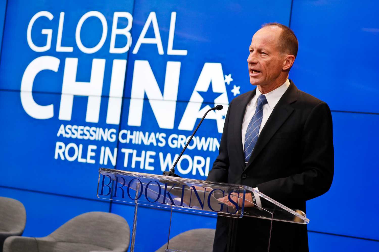 Assistant Secretary of State David Stilwell speaks at Brookings.