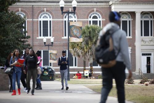 Florida A&M University moves up to No., 7 among historically black colleges and universities in the latest U.S. News and World Report rankings released Sept. 9, 2019.636646057260592110 Famu Campus Jpg