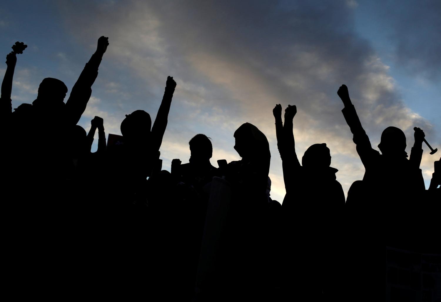 Demonstrators take part in a protest to demand justice for the murder of Isabel Cabanillas, an activist for women's rights whose body was found on January 18, 2020, in Ciudad Juarez, Mexico January 25, 2020. REUTERS/Jose Luis Gonzalez