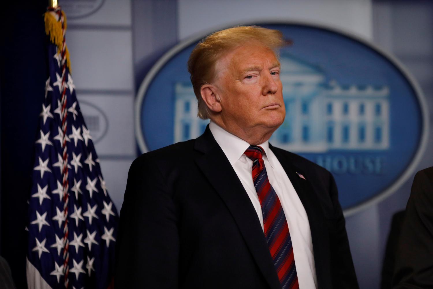 U.S. President Donald Trump speaks to reporters in the Briefing Room at the White House in Washington, U.S., January 3, 2019. REUTERS/Carlos Barria TPX IMAGES OF THE DAY - RC17FEADDE40