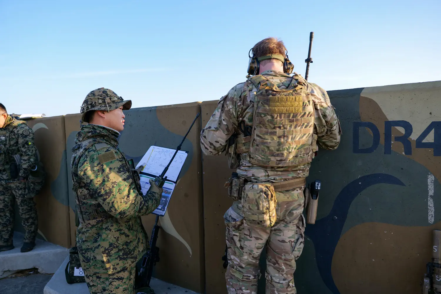 Members of South Korea and U.S. Special forces take part in a joint military exercise conducted by South Korean and U.S. special forces troops at Gunsan Air Force base in Gunsan, South Korea, November 12, 2019.  Photo taken November 12, 2019.  Capt. David J. Murphy/U.S. Air Force/DVIDS/Handout via REUTERS   ATTENTION EDITORS - THIS IMAGE WAS PROVIDED BY A THIRD PARTY