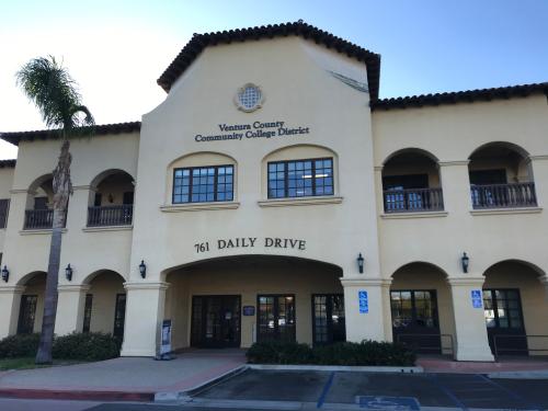 The Ventura County Community College District offices are located in Camarillo.Vcccd