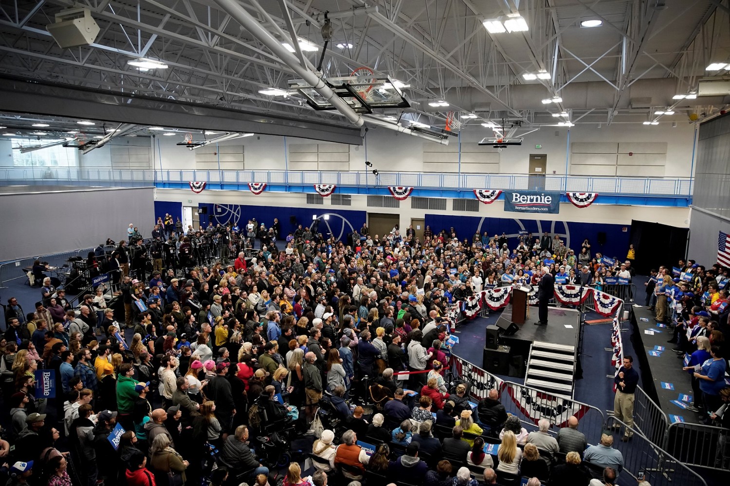 Democratic 2020 U.S. presidential candidate Senator Bernie Sanders attends a campaign event in Carson City, Nevada, U.S., February 16, 2020. REUTERS/Eric Thayer