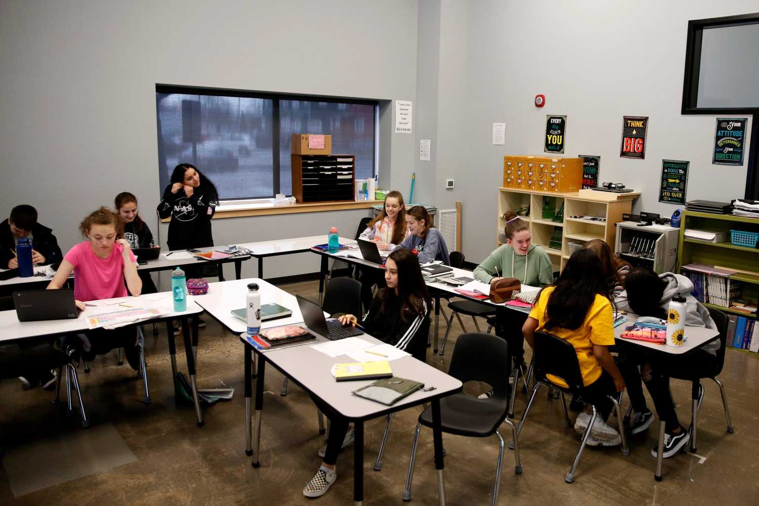 An eighth grade STEM classroom at Howard Street Charter School, now open in its new location in downtown Salem on Jan. 28, 2020.Howardstreetcharterschool Ar 10