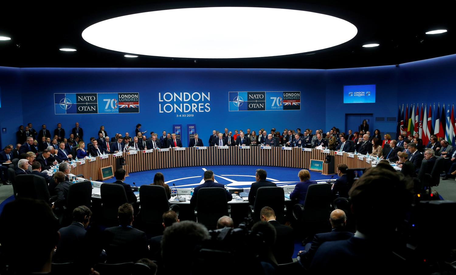 General view during the NATO summit in Watford, Britain December 4, 2019. REUTERS/Peter Nicholls
