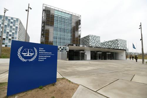 The International Criminal Court building is seen in The Hague, Netherlands, January 16, 2019. REUTERS/Piroschka van de Wouw