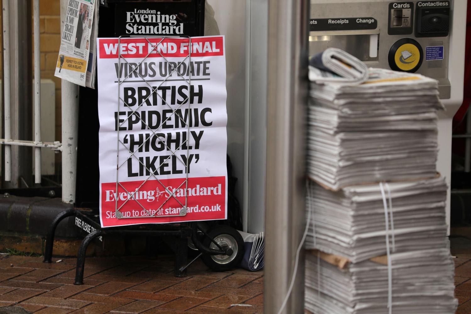 LONDON, UNITED KINGDOM- In the photos, it shows the exterior of Olympia London, where the London Book Fair 2020 is scheduled, in London, United Kingdom on March 4, 2020. The London Book Fair, one of the most important events in the literary calendar, it was suspended on Wednesday (4) because of the concern of the new outbreak of coronavirus.