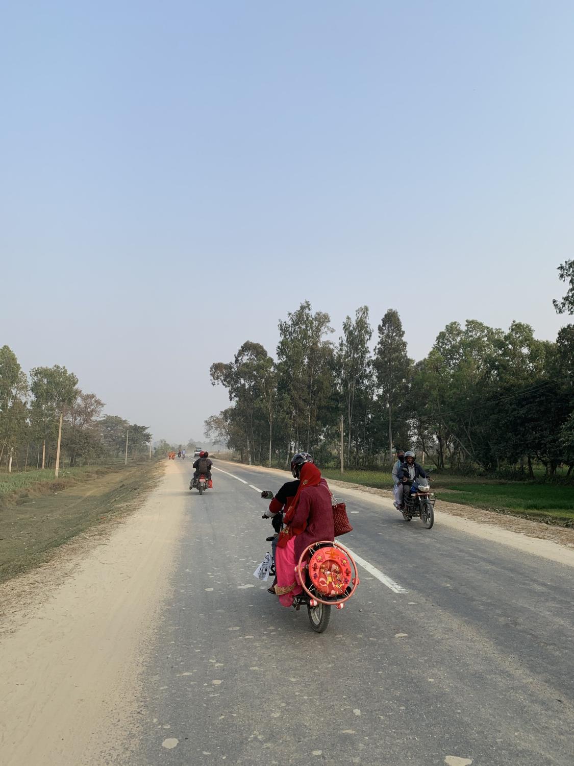 Hulaki Rajmarg or Postal highway in Janakpur, Nepal