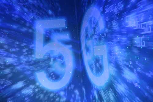 5G signs are everywhere at the experience site of Huawei in Shanghai, China, 1 December 2019.Huawei carries out 5G experience sites in 9 cities including Shanghai, Beijing, Chongqing, etc. to familiarize local citizens with 5G service by providing VR games and live shows. fachaoshiNo Use China. No Use France.