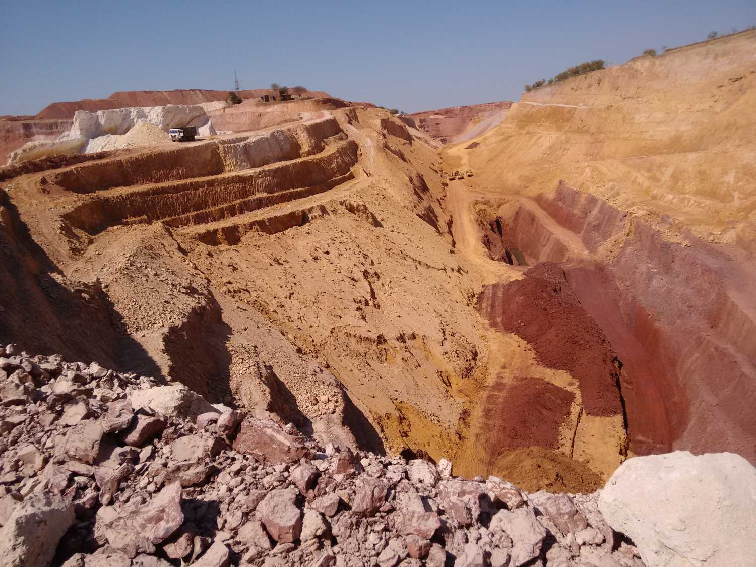 Chittaurgarh open mines