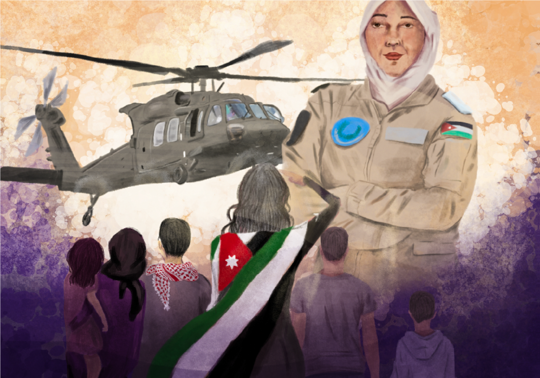 A female Jordanian superhero