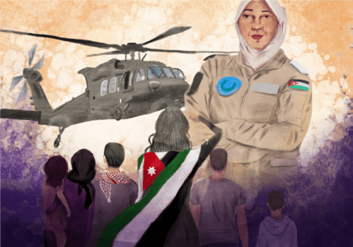 A female Jordanian superhero
