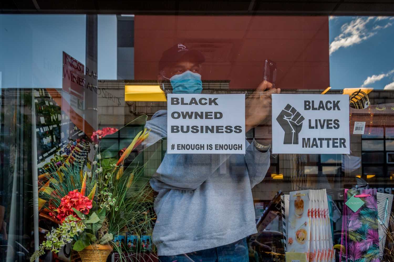 Hundreds of protesters flooded the streets of Crown Heights in Brooklyn on June 1, 2020 to demand the defunding of the police force and to demonstrate against police brutality in the wake of George Floyd's death by Officer Derek Chauvin who kept his knee on Floyd's neck for more than 8 1/2 minutes, including 2 1/2 minutes after Floyd became unresponsive.  (Photo by Erik McGregor/Sipa USA)No Use UK. No Use Germany.