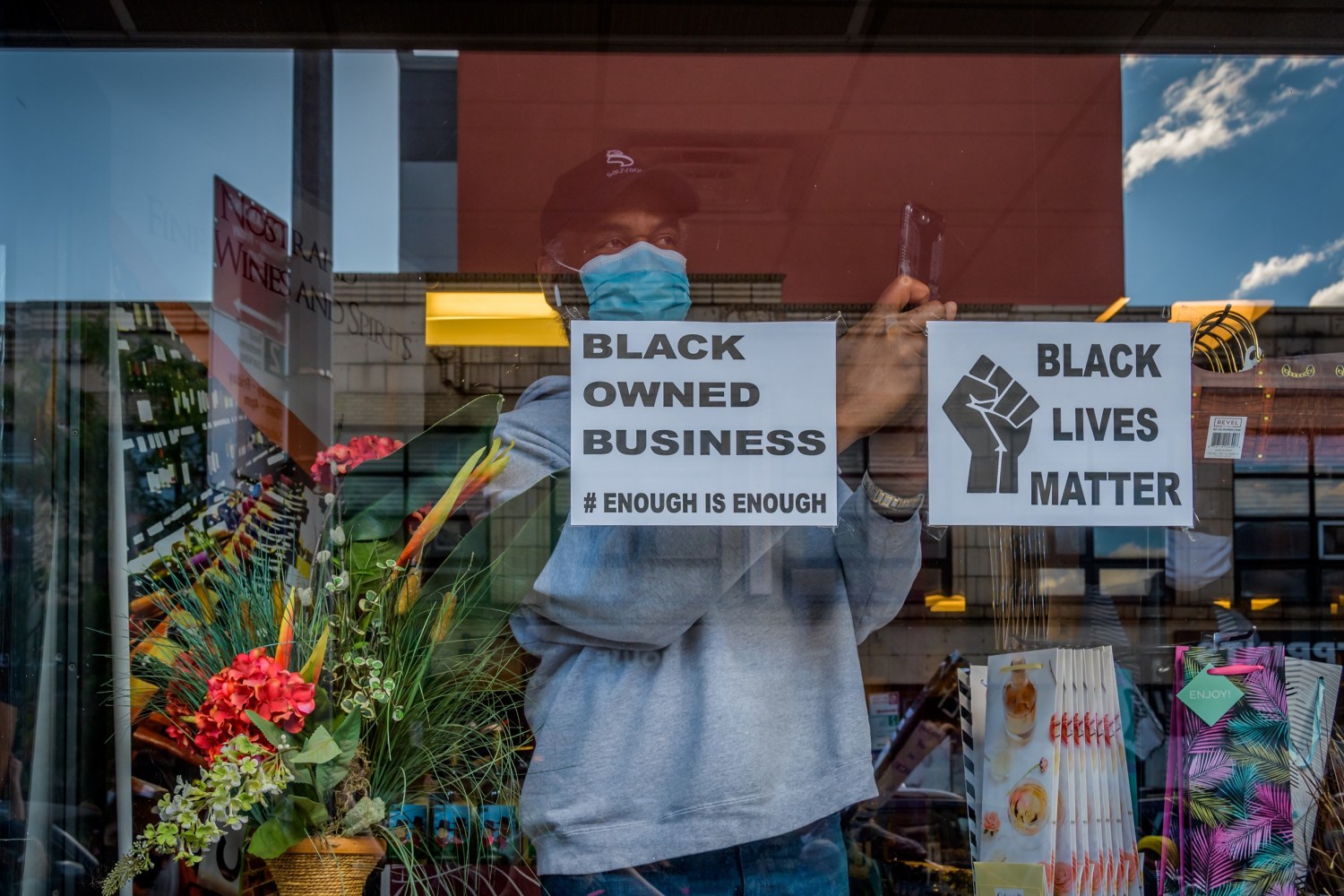Hundreds of protesters flooded the streets of Crown Heights in Brooklyn on June 1, 2020 to demand the defunding of the police force and to demonstrate against police brutality in the wake of George Floyd's death by Officer Derek Chauvin who kept his knee on Floyd's neck for more than 8 1/2 minutes, including 2 1/2 minutes after Floyd became unresponsive.  (Photo by Erik McGregor/Sipa USA)No Use UK. No Use Germany.
