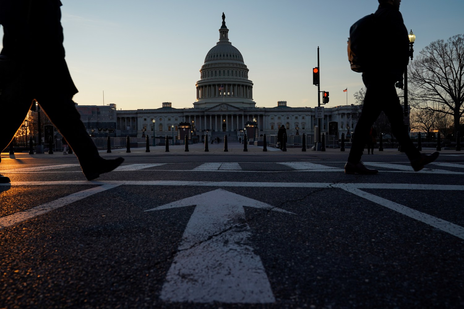 The U.S. Capitol building exterior is seen at sunset as members of the Senate participate in the first day of the impeachment trial of President Donald Trump in Washington, U.S., January 21, 2020. REUTERS/Sarah Silbiger.     TPX IMAGES OF THE DAY