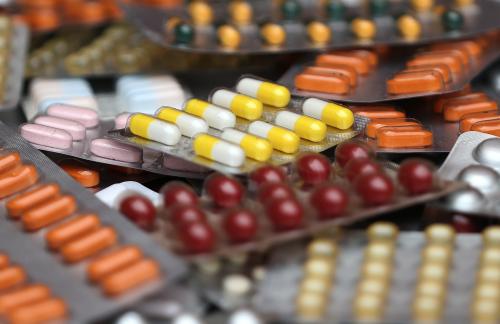 Illustration photo shows various medicine pills in their original packaging in Brussels, Belgium August 9, 2019.   REUTERS/Yves Herman/Illustration
