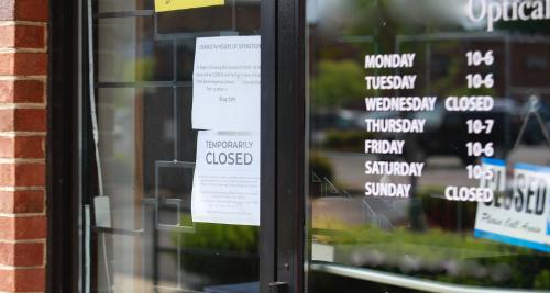 The effect on small business. Closed business