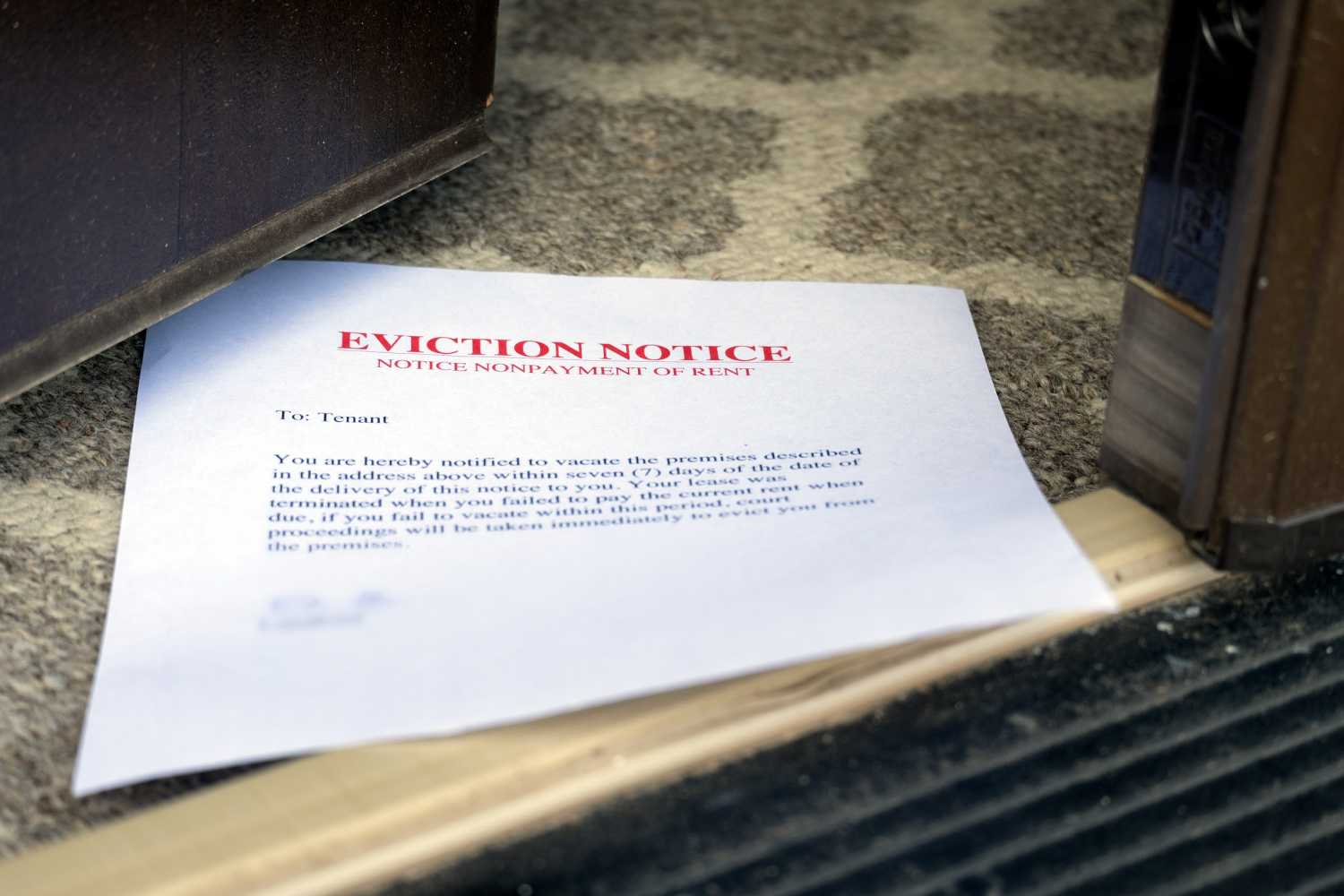 eviction notice
