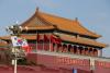 South Korea and China's flags flutter next to Tiananmen Gate during the visit of South Korean President Moon Jae-In in Beijing, China December 15, 2017. REUTERS/Jason Lee