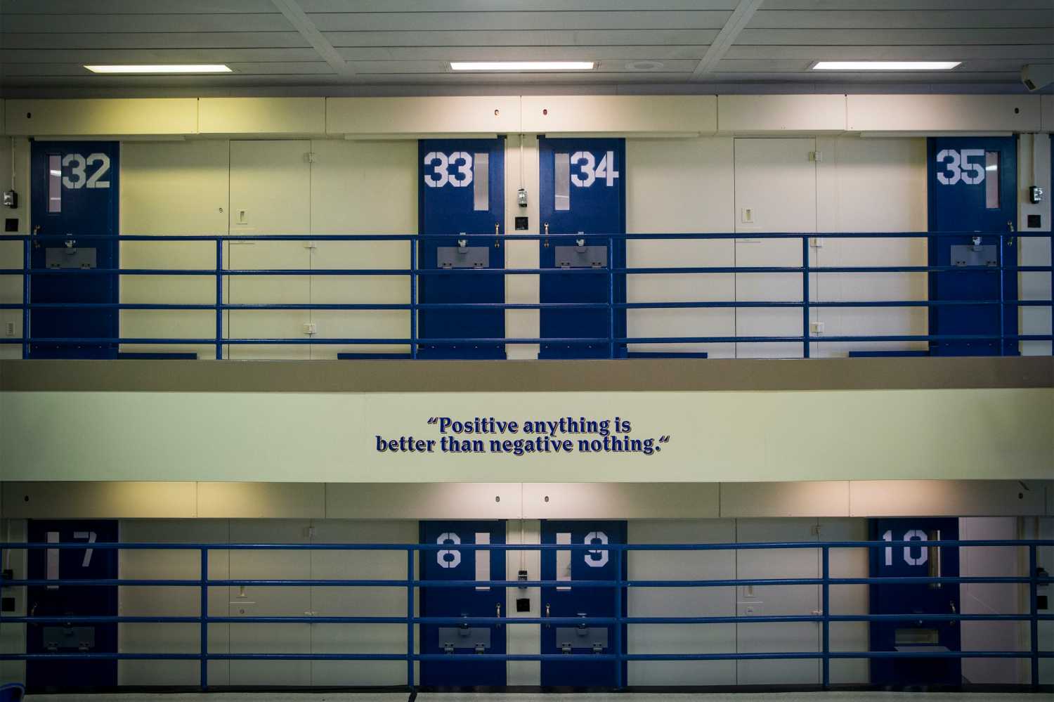 Jail cells are seen in the Enhanced Supervision Housing Unit at the Rikers Island Correctional facility in New York March 12, 2015. New York City is proposing to reduce violence among inmates at its troubled Rikers Island jail by limiting visitors, adding security cameras and separating rival gangs, Mayor Bill de Blasio announced on Thursday. REUTERS/Brendan McDermid (UNITED STATES - Tags: CRIME LAW CIVIL UNREST TPX IMAGES OF THE DAY)