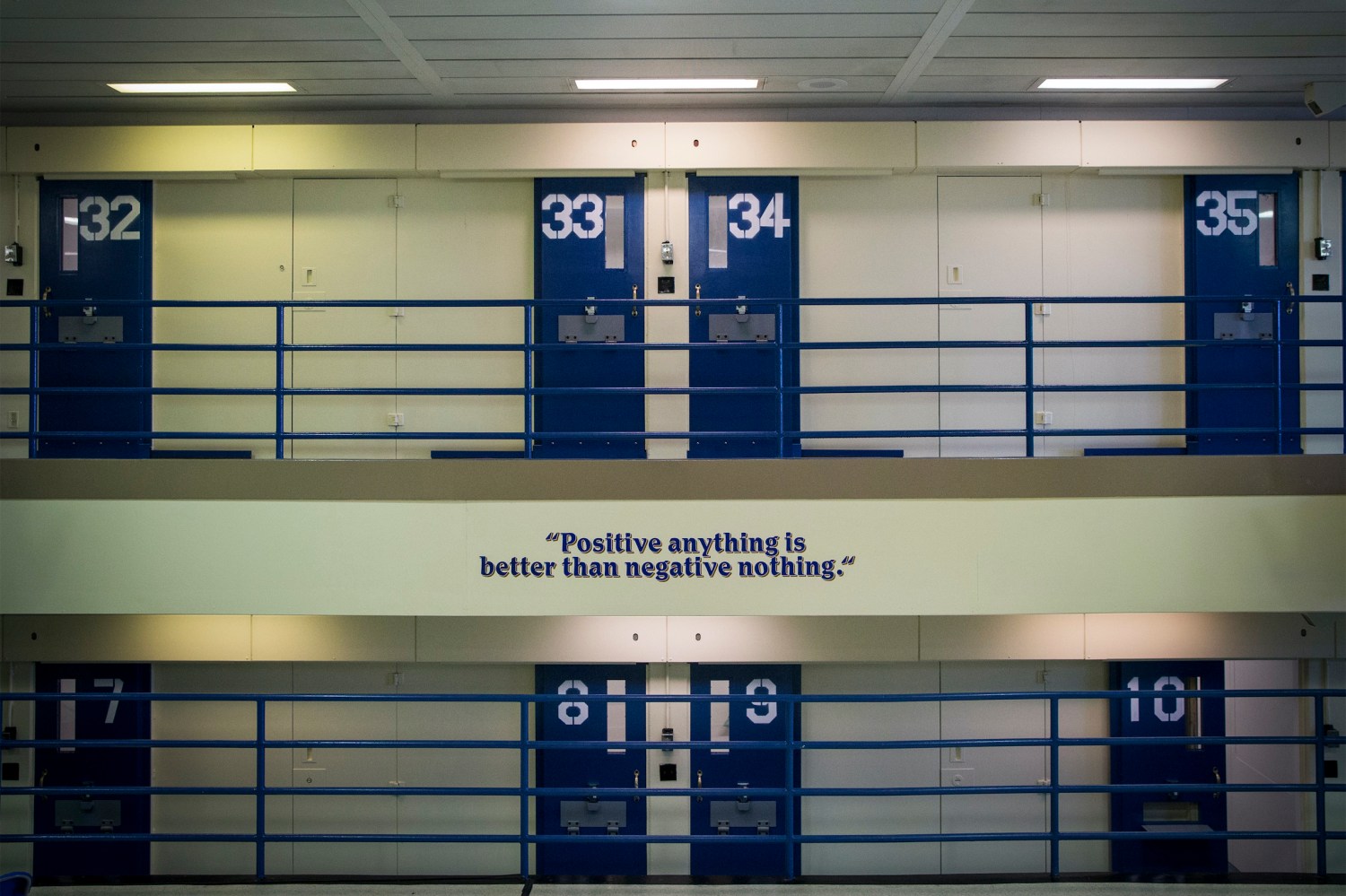 Jail cells are seen in the Enhanced Supervision Housing Unit at the Rikers Island Correctional facility in New York March 12, 2015. New York City is proposing to reduce violence among inmates at its troubled Rikers Island jail by limiting visitors, adding security cameras and separating rival gangs, Mayor Bill de Blasio announced on Thursday. REUTERS/Brendan McDermid (UNITED STATES - Tags: CRIME LAW CIVIL UNREST TPX IMAGES OF THE DAY)