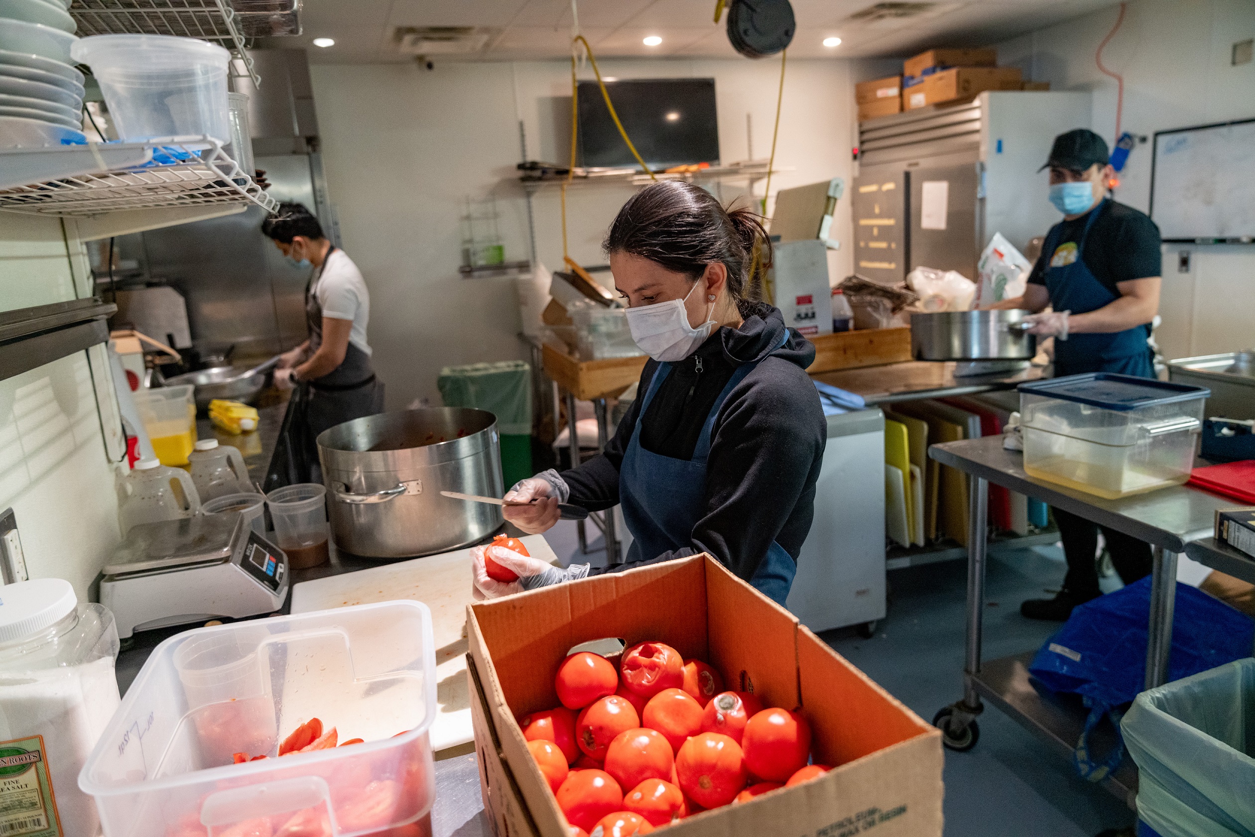 Restaurant workers