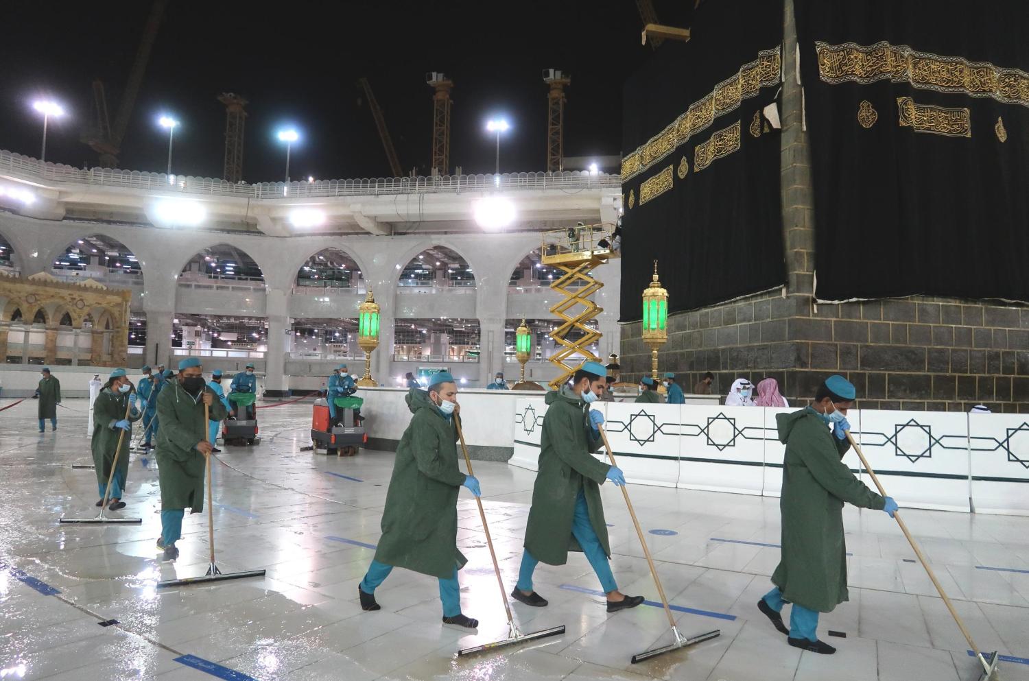 LA MECA, SAUDI ARABIA- The annual pilgrimage to the Hajj ceremony began this Wednesday (29) in the Saudi town of Mecca marked by the limitations imposed by the new coronavirus pandemic, which modified the massive rituals of other years, in the that millions of Muslims participated in Makkah Al-Mukarramah and the Holy Places (Mecca), Saudi Arabia on July 29, 2020.