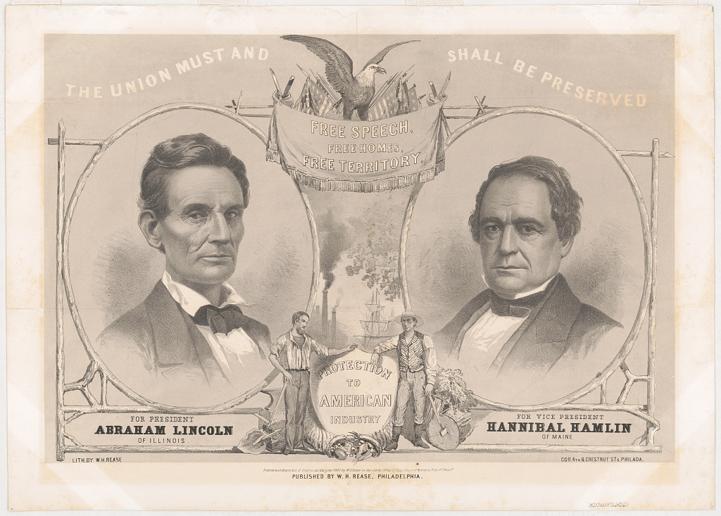 Abraham Lincoln, Hannibal Hamlin