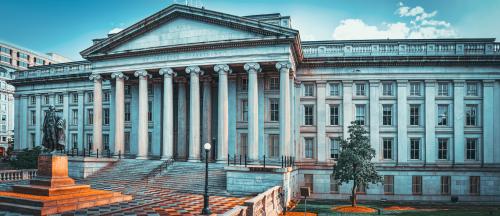 Facade US Treasury Department and Inspector General Office