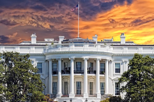 White House at Sunset. Source: Shutterstock.