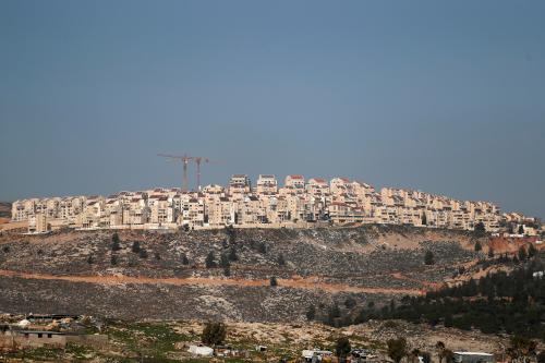 FILE PHOTO: A view shows the Israeli settlement of Psagot in the Israeli-occupied West Bank February 13, 2020. REUTERS/Ammar Awad/File Photo