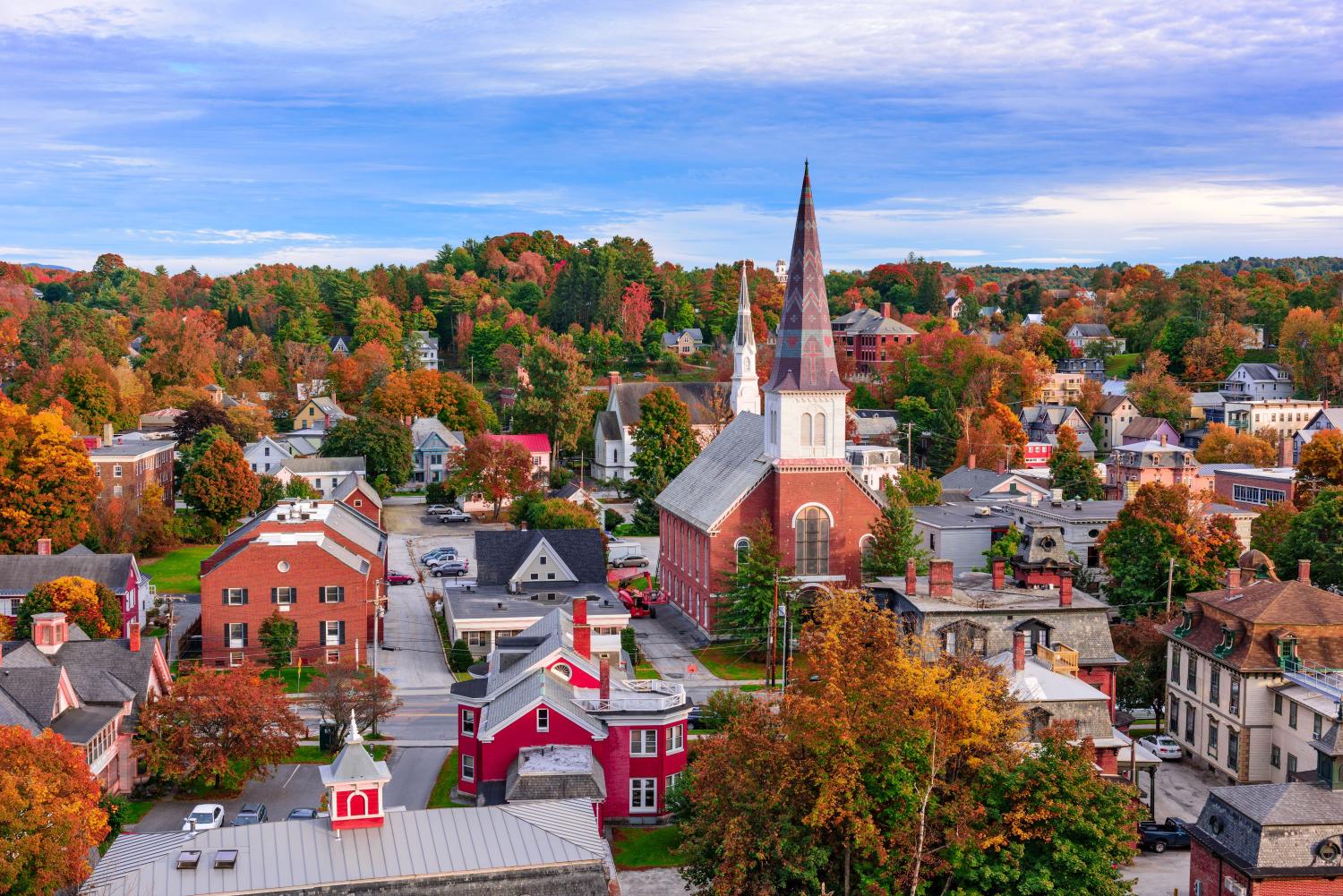 Montpelier, Vermont skyline