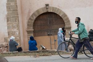 Rabat, Morocco.- In the photos, it shows the streets of Rabat during the coronavirus pandemic. Dr. David Nabarro, special adviser to the World Health Organization (WHO) urged governments not to use quarantine as the main strategy to control the spread of COVID-19 and warned of the increase in poverty as a result of the restrictions . "At the World Health Organization we do not advocate quarantines as the main means of controlling this virus," Nabarro said.