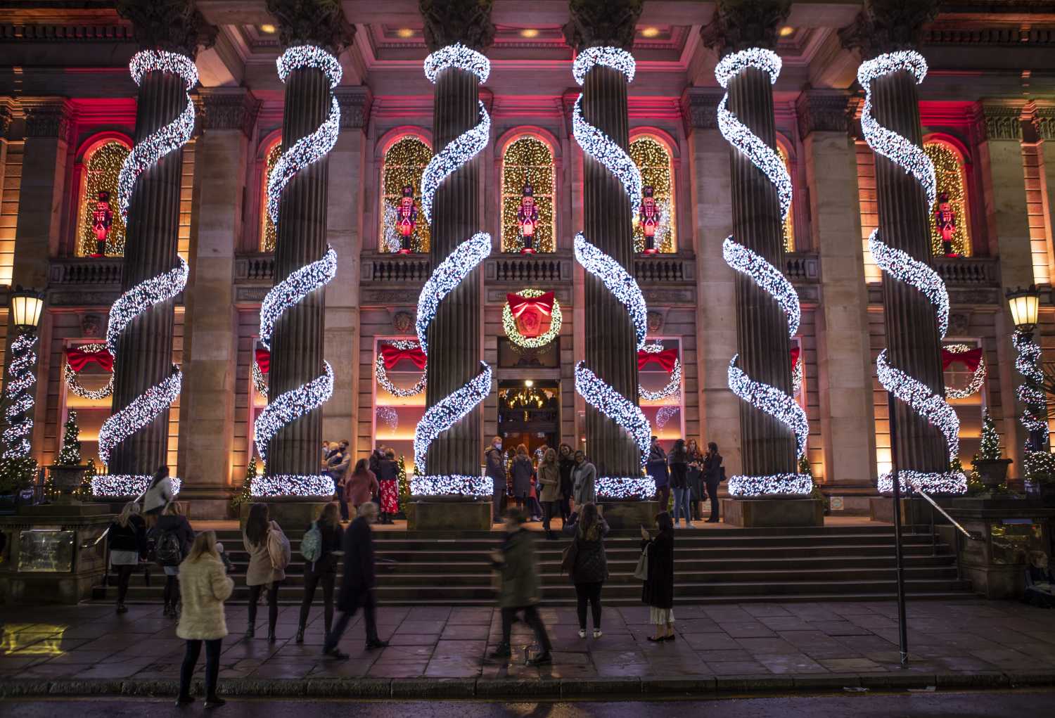 PA via ReutersChristmas decorations outside The Dome in George Street, Edinburgh.No Use UK. No Use Ireland. No Use Belgium. No Use France. No Use Germany. No Use Japan. No Use China. No Use Norway. No Use Sweden. No Use Denmark. No Use Holland. No Use Australia.