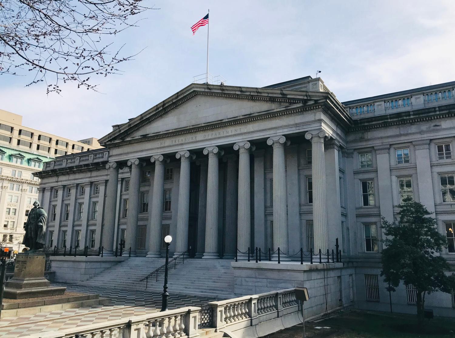 The Treasury Department building