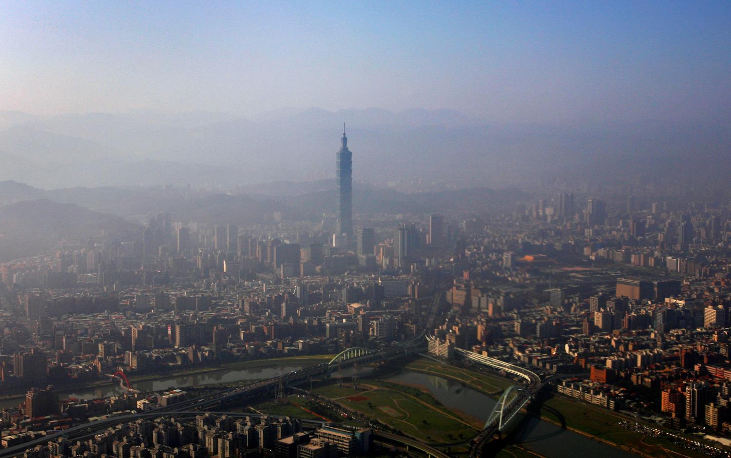 The Taipei 101 building is seen amidst the Taipei city skyline February 9, 2009.  REUTERS/Nicky Loh/File Photo   GLOBAL BUSINESS WEEK AHEAD PACKAGE - SEARCH "BUSINESS WEEK AHEAD JULY 25" FOR ALL IMAGES