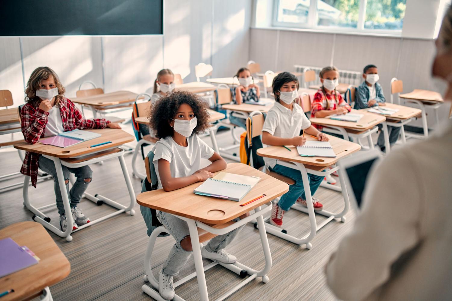 children learning in classroom